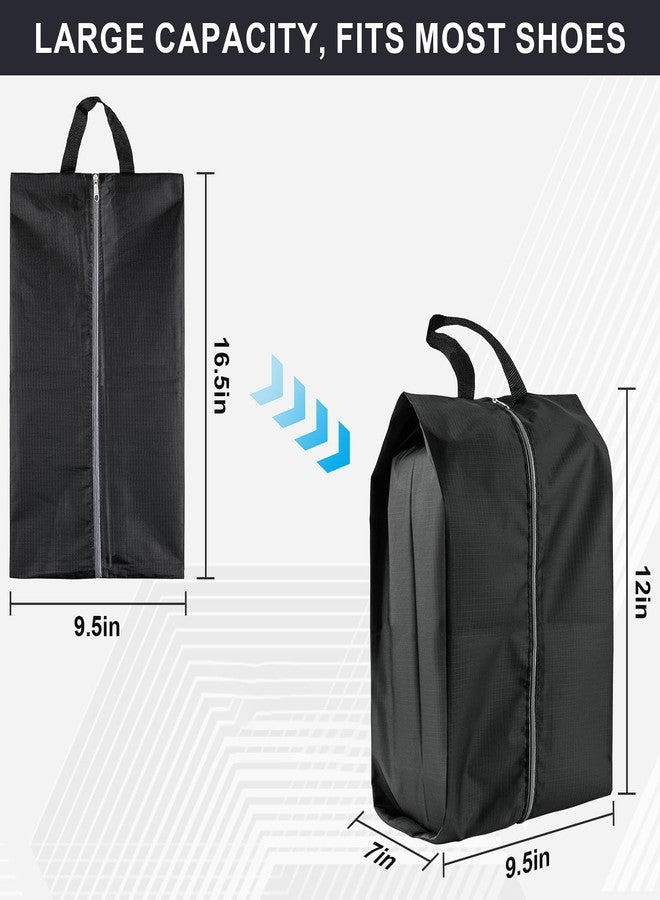 VUEKYN Shoe Bags for Travel, 4 Pack Extra Durable Travel Shoe Bags for Storage and Packing, Reusable Water-proof Shoe Bag with Smooth Zipper, Portable Travel Essentials - Image 2
